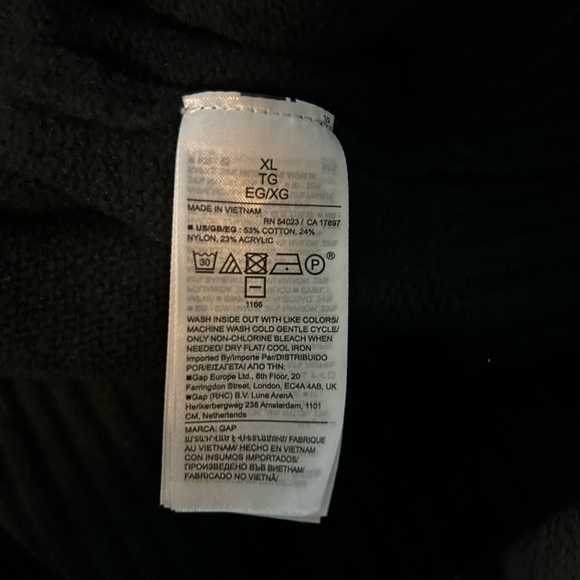 Black Turtleneck Sweater - Picture 3 of 3